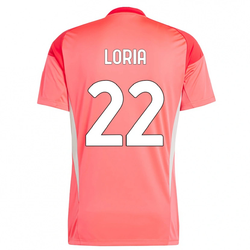 Danxen Damen Leonardo Loria #22 Trikot Rot Weiß Torwarttrikot 2025/26 Österreich