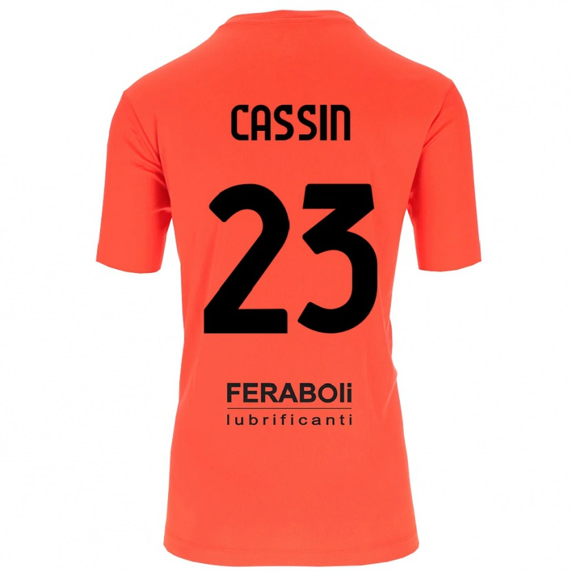 Danxen Damen Marco Cassin #23 Trikot Orange Rot Schwarz Torwarttrikot 2025/26 Österreich