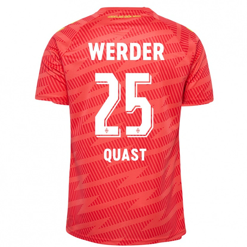 Danxen Damen Soenke Quast #25 Trikot Rot Gelb Torwarttrikot 2025/26 Österreich