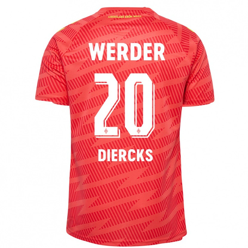 Danxen Damen Lewis Diercks #20 Trikot Rot Gelb Torwarttrikot 2025/26 Österreich
