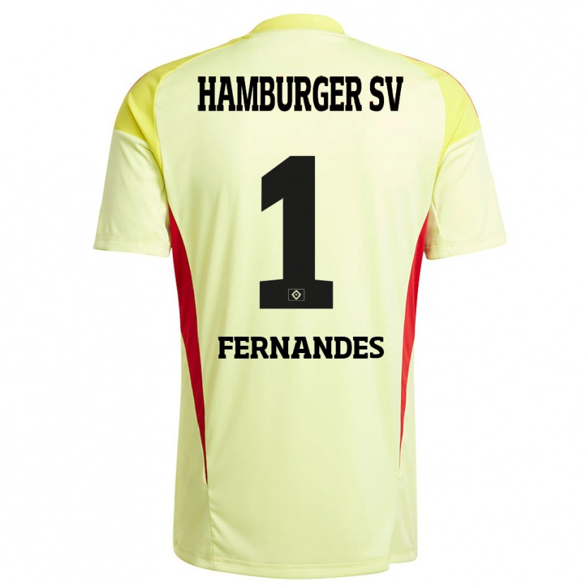 Danxen Damen Daniel Heuer Fernandes #1 Trikot Gelb Schwarz Rot Torwarttrikot 2025/26 Österreich
