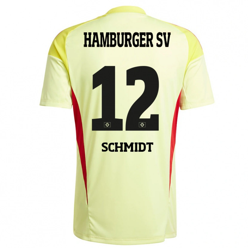 Danxen Damen Bennet Schmidt #12 Trikot Gelb Schwarz Rot Torwarttrikot 2025/26 Österreich