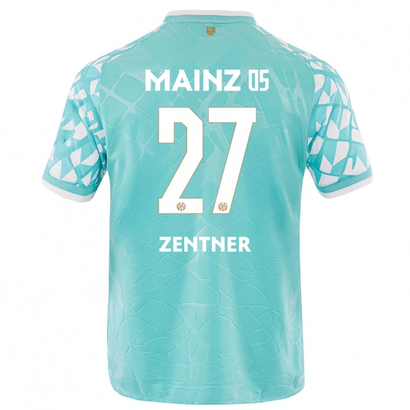 Danxen Damen Robin Zentner #27 Trikot Türkis Weiß Torwarttrikot 2025/26 Österreich