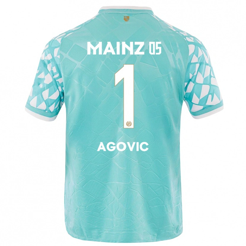 Danxen Damen Daris Agovic #1 Trikot Türkis Weiß Torwarttrikot 2025/26 Österreich