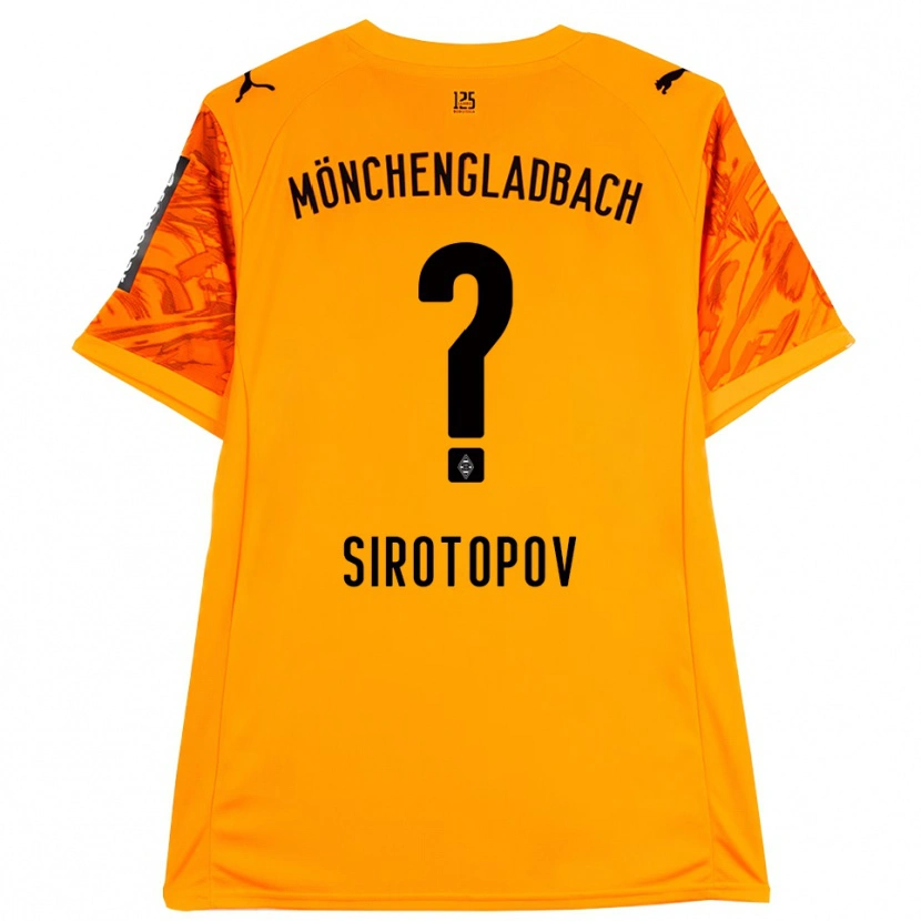 Danxen Damen Artem Sirotopov #0 Trikot Orange Gelb Schwarz Torwarttrikot 2025/26 Österreich