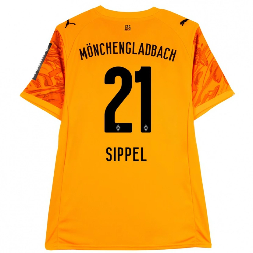 Danxen Damen Tobias Sippel #21 Trikot Orange Gelb Schwarz Torwarttrikot 2025/26 Österreich
