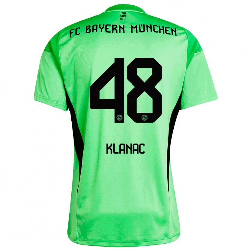 Danxen Damen Leon Klanac #48 Trikot Mittel Frühlingsgrün Torwarttrikot 2025/26 Österreich