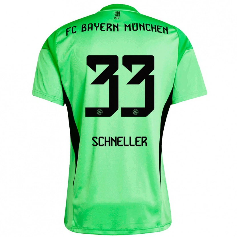 Danxen Damen Lukas Schneller #33 Trikot Mittel Frühlingsgrün Torwarttrikot 2025/26 Österreich