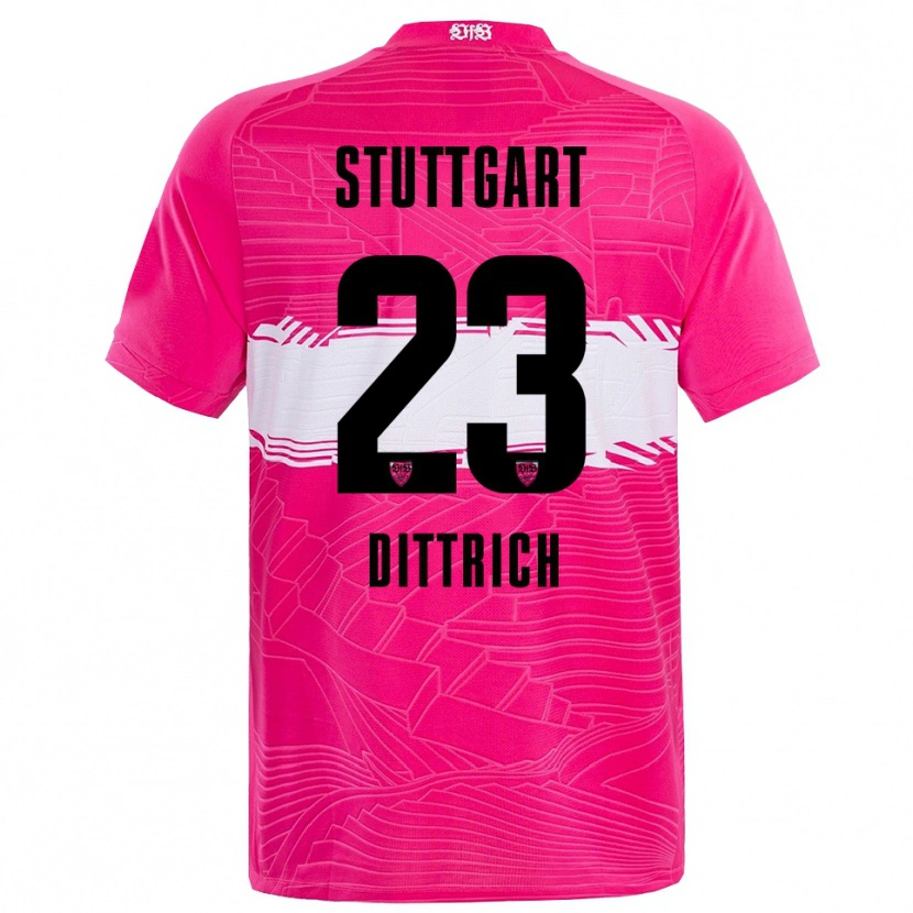 Danxen Damen Robin Dittrich #23 Trikot Tiefrosa Schwarz Torwarttrikot 2025/26 Österreich