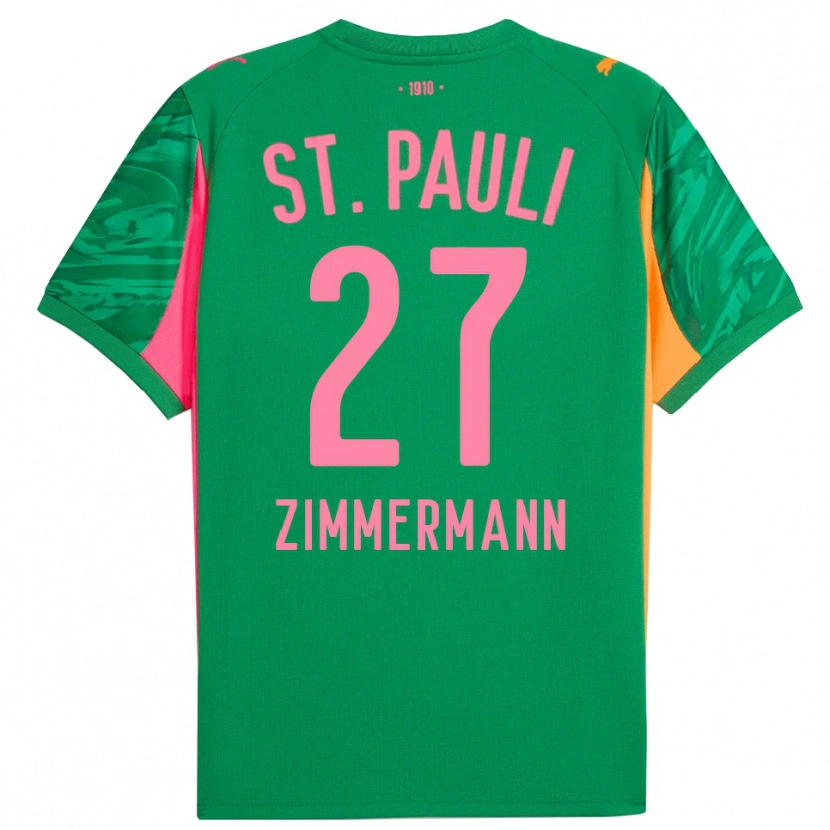 Danxen Damen Tara Zimmermann #27 Trikot Grün Orange Pink Torwarttrikot 2025/26 Österreich