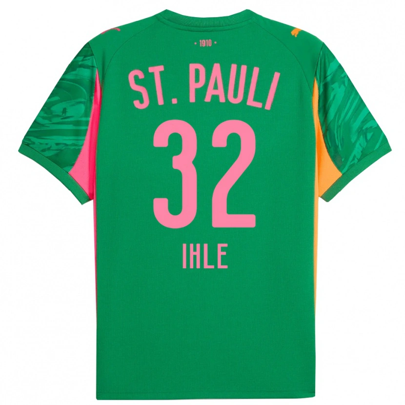 Danxen Damen Friederike Ihle #32 Trikot Grün Orange Pink Torwarttrikot 2025/26 Österreich