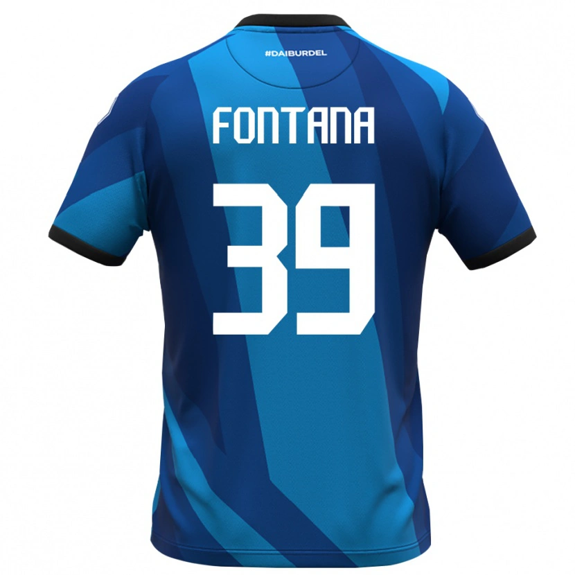 Danxen Damen Niccolò Fontana #39 Trikot Königsblau Orange Torwarttrikot 2025/26 Österreich