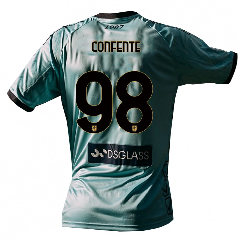 Danxen Damen Alessandro Confente #98 Trikot Hellblau Weiß Torwarttrikot 2025/26 Österreich