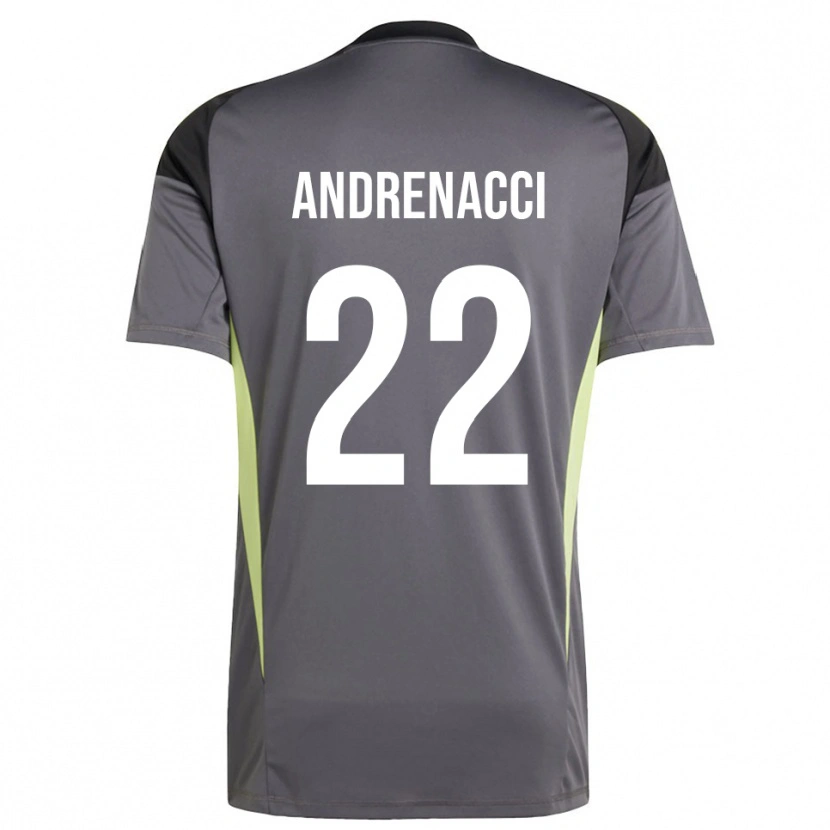 Danxen Damen Lorenzo Andrenacci #22 Trikot Dunkelgrau Torwarttrikot 2025/26 Österreich