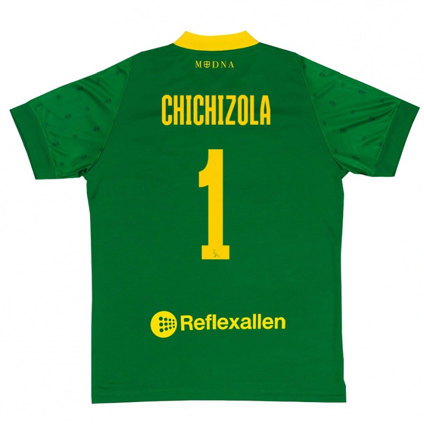 Danxen Damen Leandro Chichizola #1 Trikot Grün Gelb Torwarttrikot 2025/26 Österreich