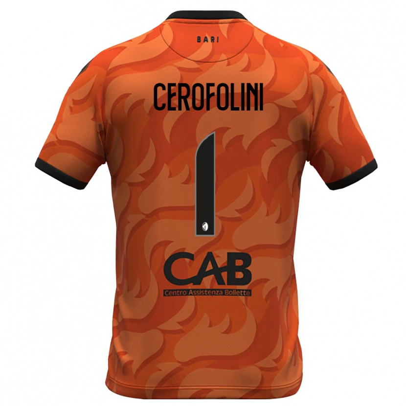 Danxen Damen Michele Cerofolini #1 Trikot Dunkles Orange Schwarz Torwarttrikot 2025/26 Österreich