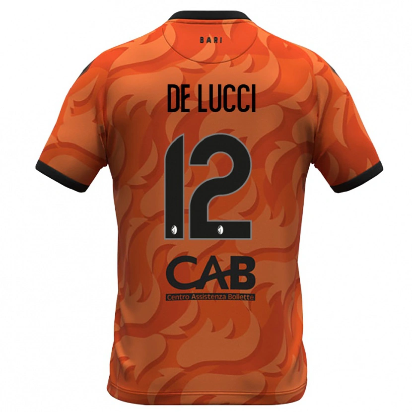 Danxen Damen Paolo De Lucci #12 Trikot Dunkles Orange Schwarz Torwarttrikot 2025/26 Österreich