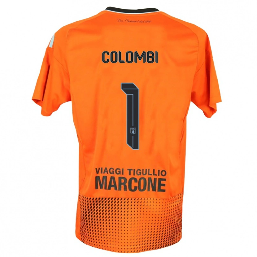 Danxen Damen Simone Colombi #1 Trikot Dunkles Orange Blau Torwarttrikot 2025/26 Österreich