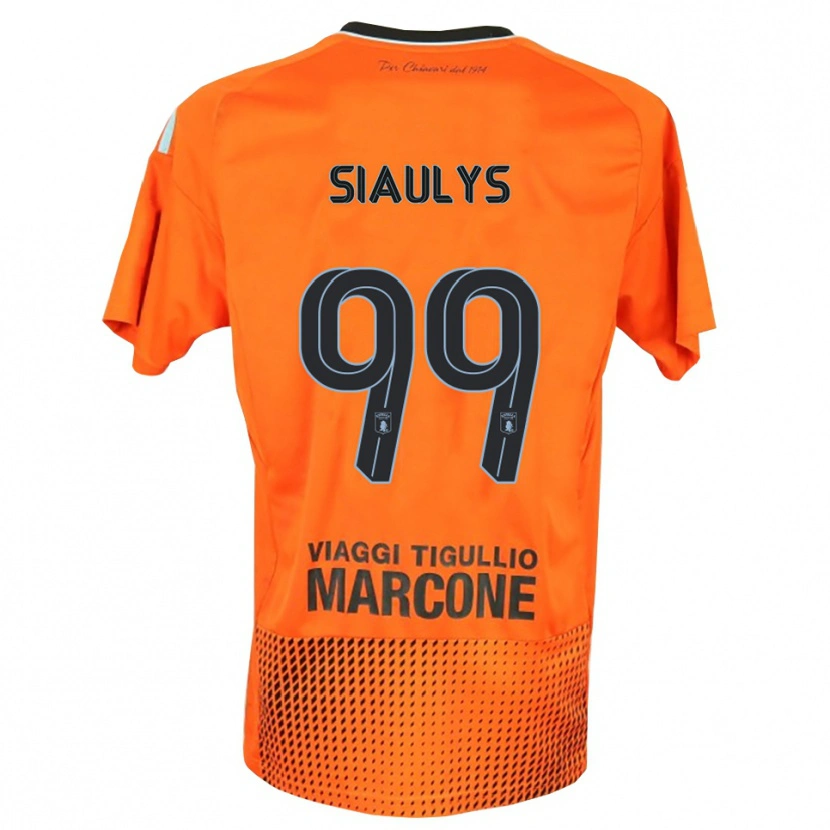 Danxen Damen Ovidijus Siaulys #99 Trikot Dunkles Orange Blau Torwarttrikot 2025/26 Österreich