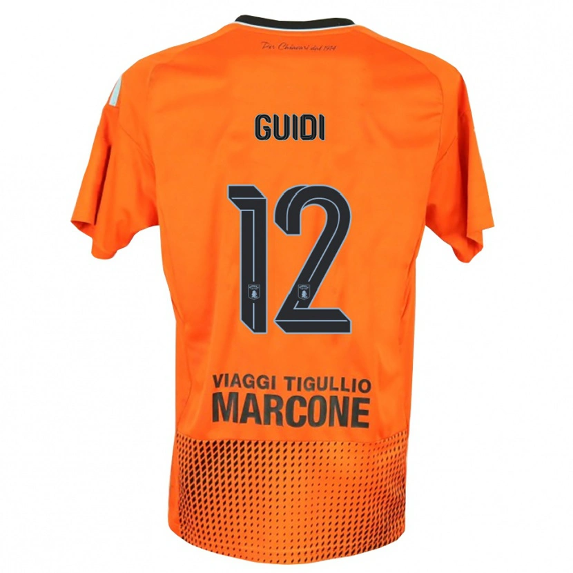 Danxen Damen Sasha Guidi #12 Trikot Dunkles Orange Blau Torwarttrikot 2025/26 Österreich