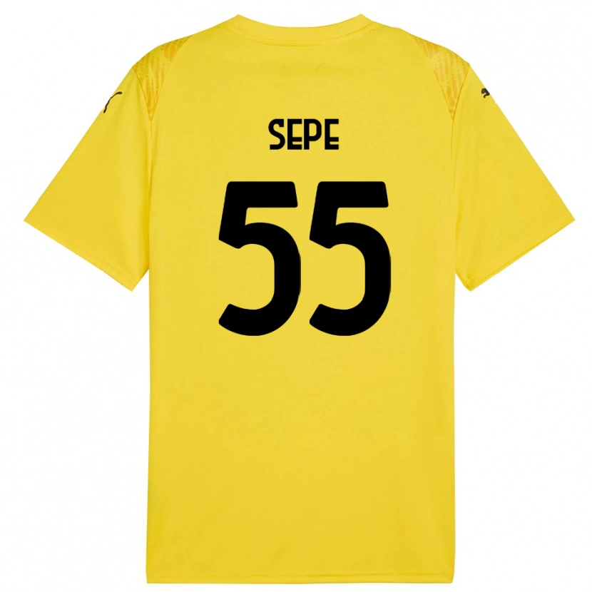 Danxen Damen Luigi Sepe #55 Trikot Gelb Schwarz Torwarttrikot 2025/26 Österreich