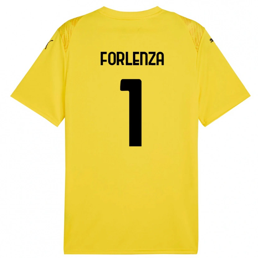 Danxen Damen Carlo Forlenza #1 Trikot Gelb Schwarz Torwarttrikot 2025/26 Österreich