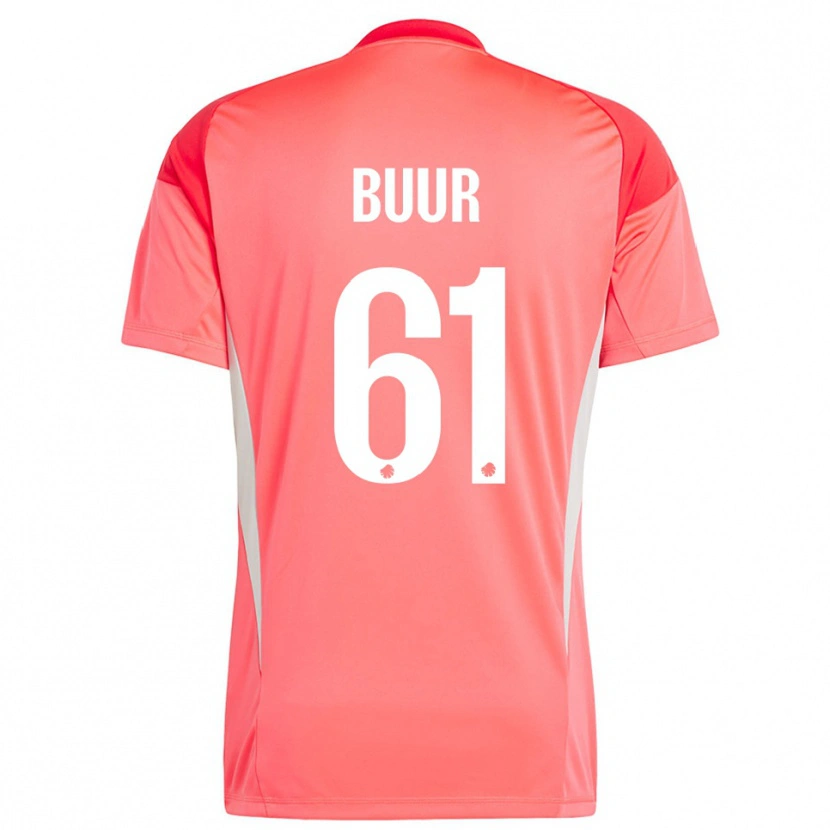 Danxen Damen Oscar Buur #61 Trikot Rot Weiß Torwarttrikot 2025/26 Österreich
