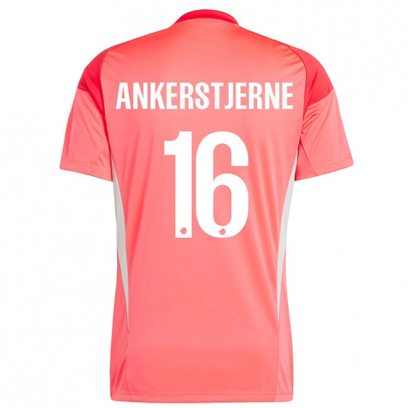 Danxen Damen Ida Ankerstjerne #16 Trikot Rot Weiß Torwarttrikot 2025/26 Österreich