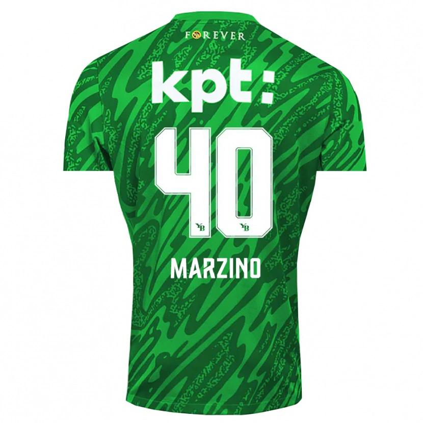 Danxen Damen Dario Marzino #40 Trikot Grün Weiß Torwarttrikot 2025/26 Österreich
