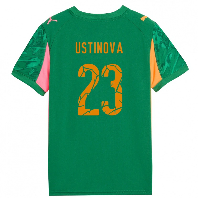 Danxen Damen Liudmyla Ustinova #23 Trikot Grün Orange Pink Torwarttrikot 2025/26 Österreich