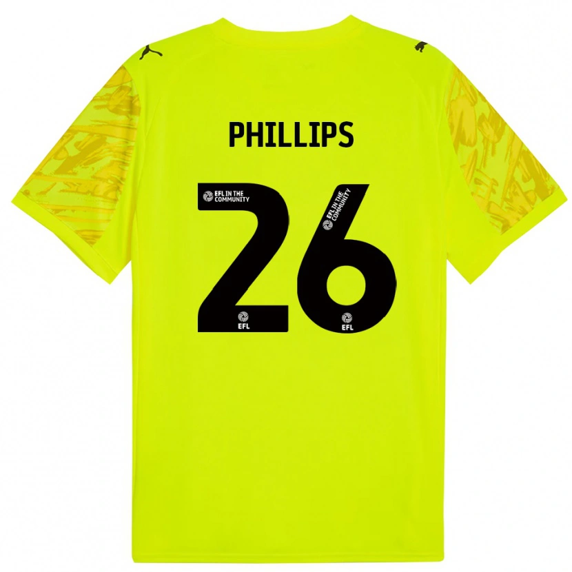 Danxen Damen Noah Phillips #26 Trikot Leuchtendes Grün Torwarttrikot 2025/26 Österreich