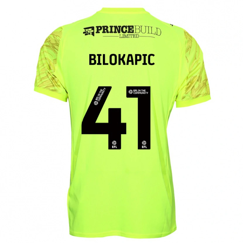 Danxen Damen Nicholas Bilokapic #41 Trikot Leuchtendes Grün Schwarz Torwarttrikot 2025/26 Österreich