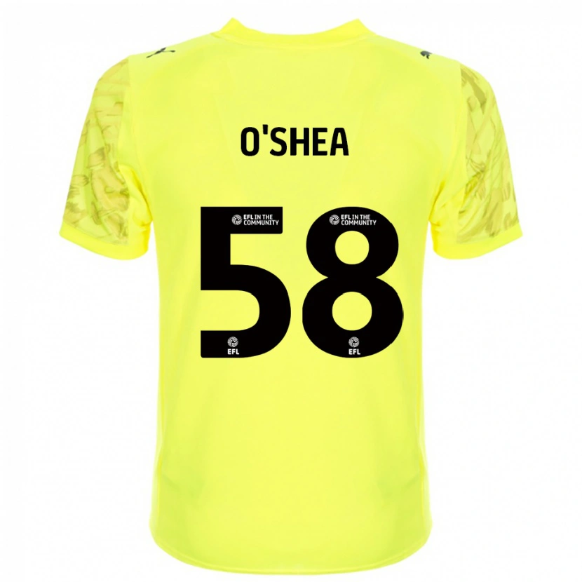 Danxen Damen Cian O'Shea #58 Trikot Gelb Schwarz Torwarttrikot 2025/26 Österreich