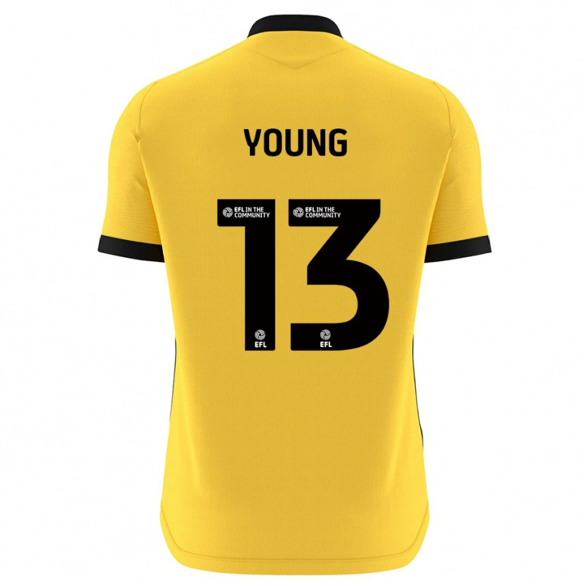 Danxen Damen Brad Young #13 Trikot Gelb Schwarz Torwarttrikot 2025/26 Österreich