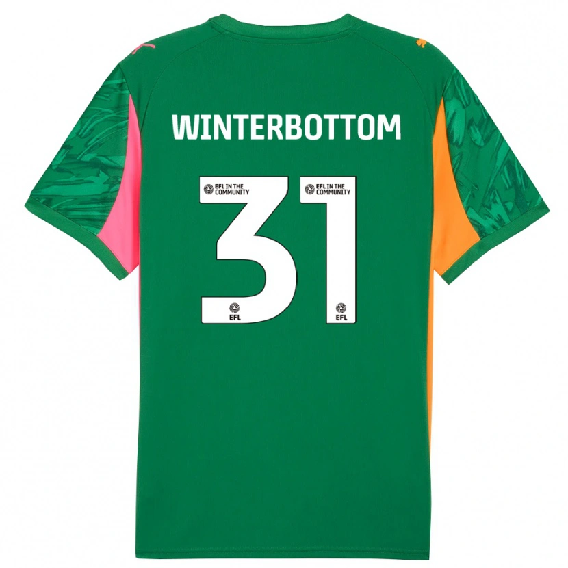 Danxen Damen Ben Winterbottom #31 Trikot Grün Rosa Torwarttrikot 2025/26 Österreich