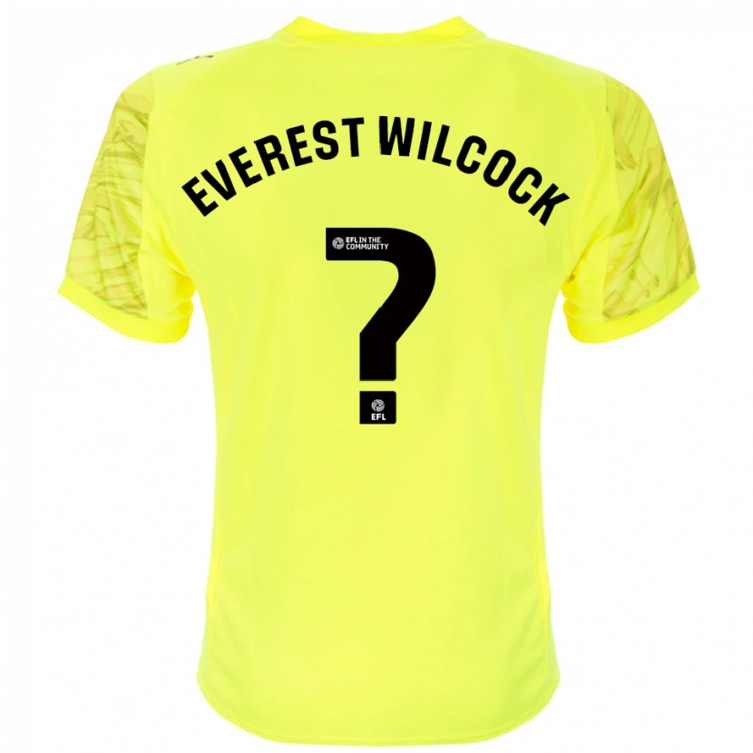 Danxen Damen Tom Everest Wilcock #0 Trikot Gelb Schwarz Torwarttrikot 2025/26 Österreich