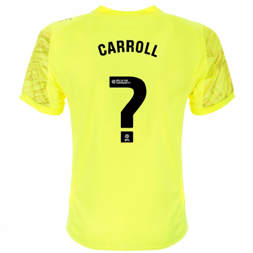 Danxen Damen Rhianne Carroll #0 Trikot Gelb Schwarz Torwarttrikot 2025/26 Österreich
