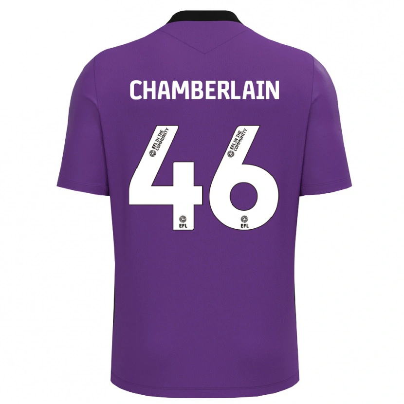 Danxen Damen Harrison Chamberlain #46 Trikot Violett Weiß Torwarttrikot 2025/26 Österreich