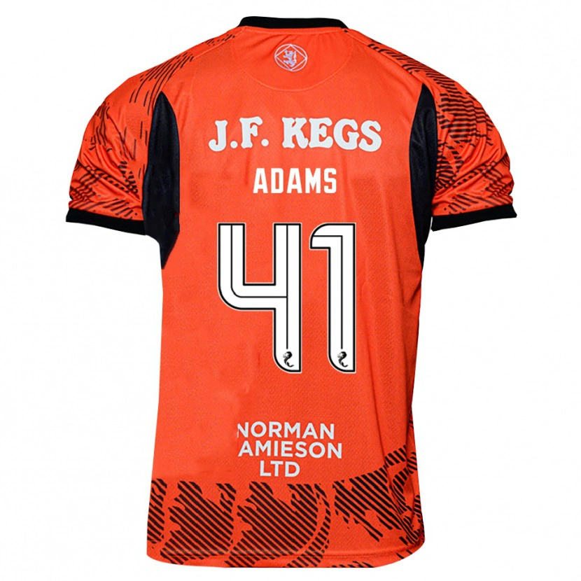 Danxen Damen Ruairidh Adams #41 Trikot Orange Schwarz Torwarttrikot 2025/26 Österreich