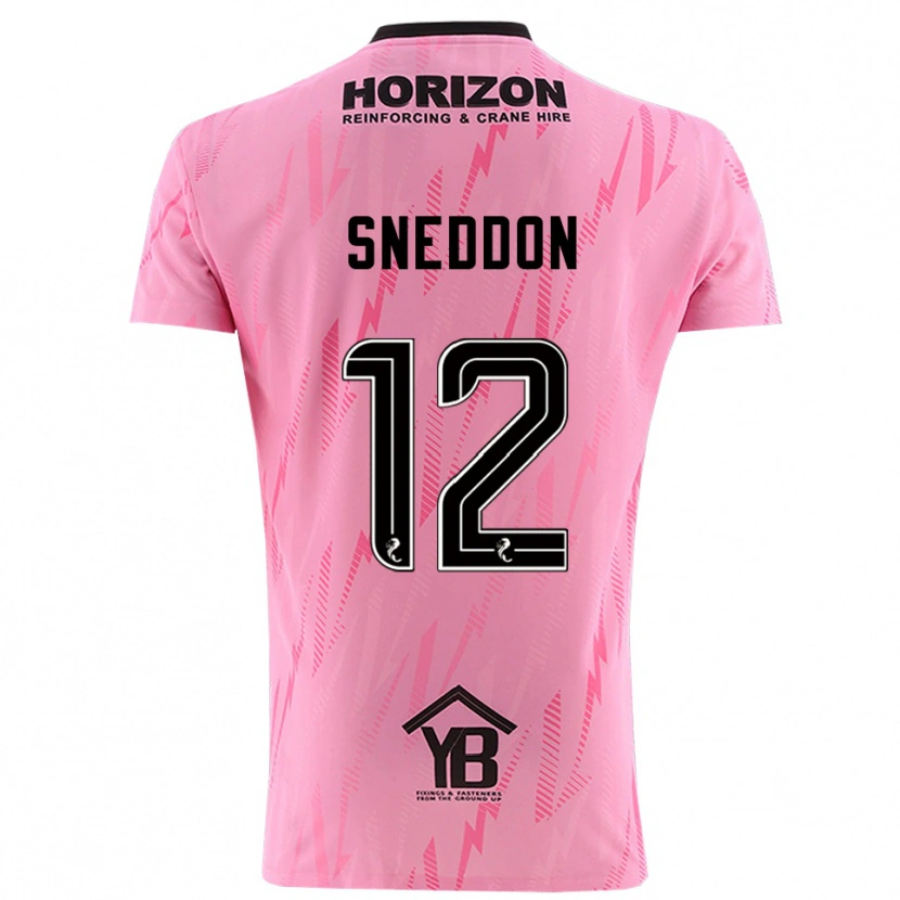 Danxen Damen Jamie Sneddon #12 Trikot Pink Schwarz Torwarttrikot 2025/26 Österreich