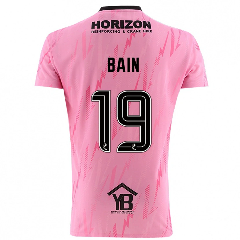 Danxen Damen Scott Bain #19 Trikot Pink Schwarz Torwarttrikot 2025/26 Österreich