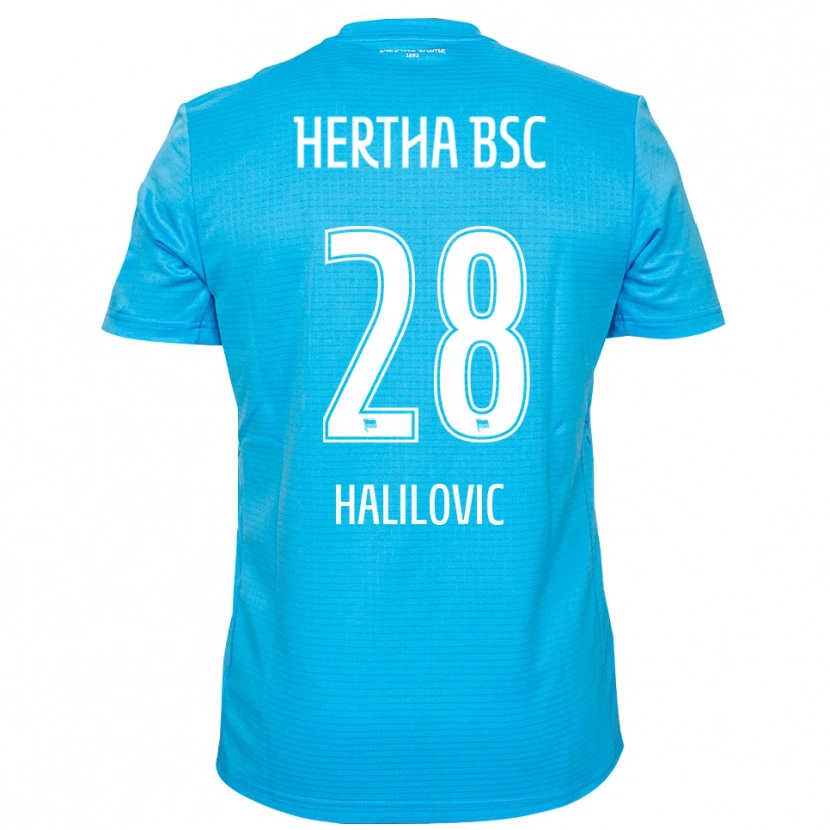 Danxen Damen Din Halilovic #28 Trikot Hellblau Weiß Torwarttrikot 2025/26 Österreich