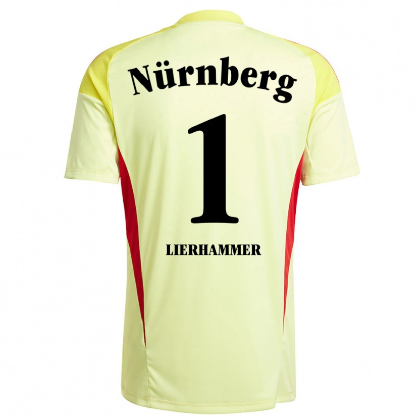 Danxen Damen Tim Lierhammer #1 Trikot Gelb Schwarz Torwarttrikot 2025/26 Österreich