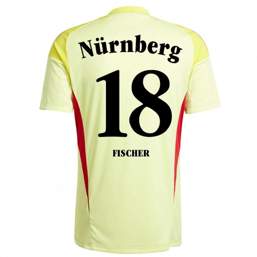 Danxen Damen Jonas Fischer #18 Trikot Gelb Schwarz Torwarttrikot 2025/26 Österreich