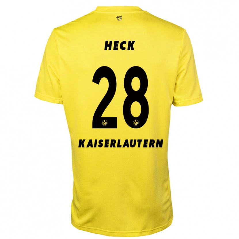 Danxen Damen Fabian Heck #28 Trikot Gelb Schwarz Torwarttrikot 2025/26 Österreich