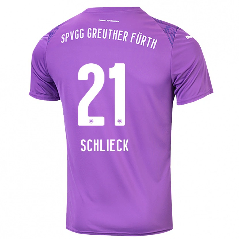 Danxen Damen Timo Schlieck #21 Trikot Lila Weiß Torwarttrikot 2025/26 Österreich