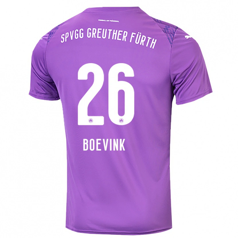 Danxen Damen Pelle Boevink #26 Trikot Lila Weiß Torwarttrikot 2025/26 Österreich