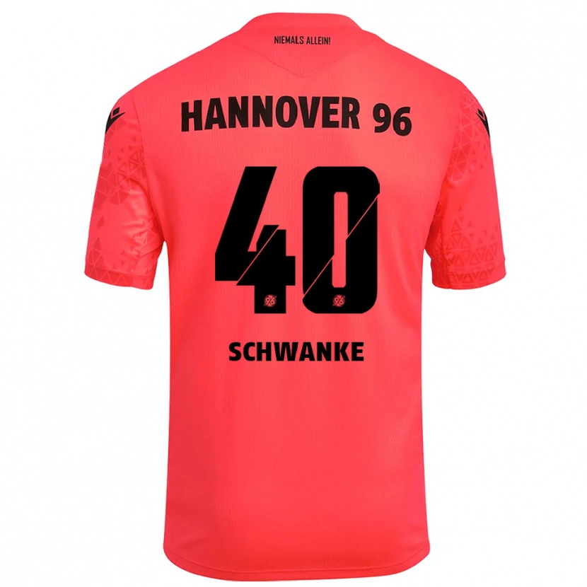 Danxen Damen Jonas Schwanke #40 Trikot Rot Schwarz Torwarttrikot 2025/26 Österreich