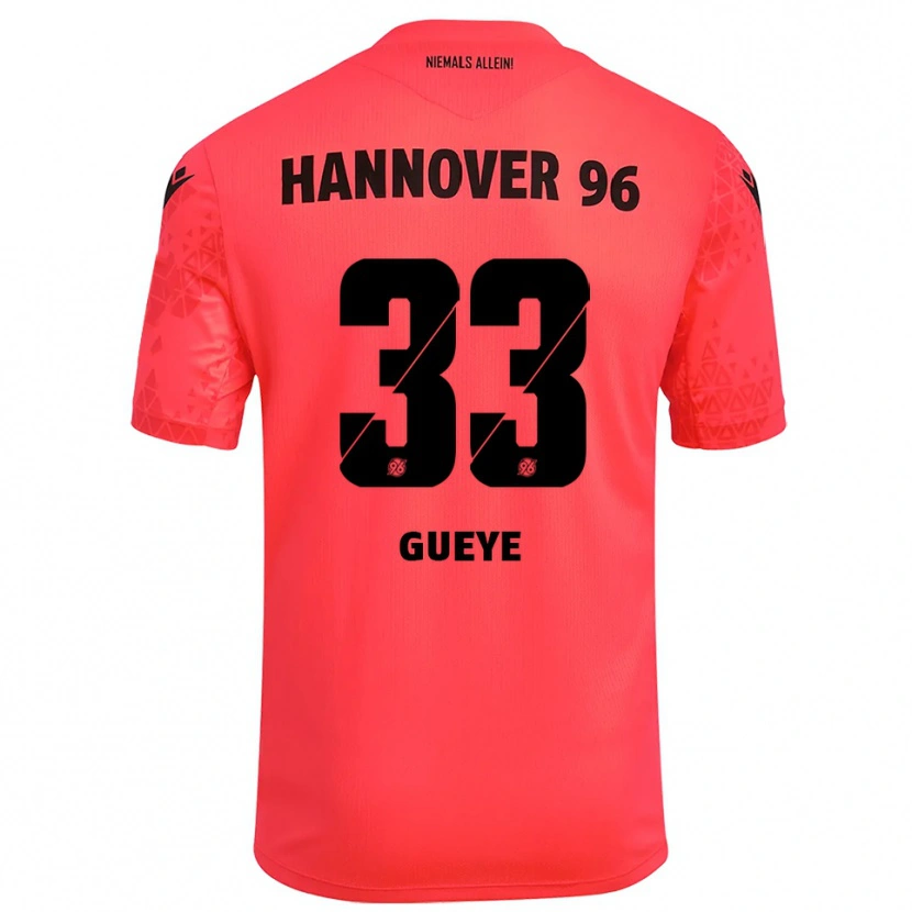 Danxen Damen Abdoulaye Gueye #33 Trikot Rot Schwarz Torwarttrikot 2025/26 Österreich
