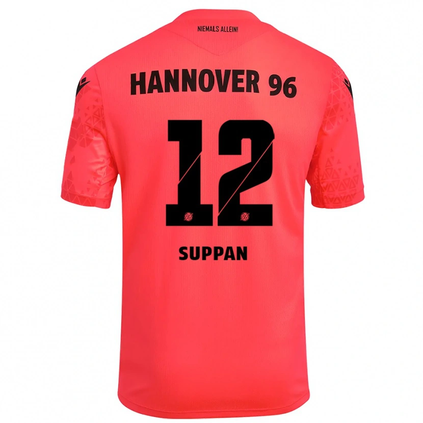 Danxen Damen Jannik Suppan #12 Trikot Rot Schwarz Torwarttrikot 2025/26 Österreich